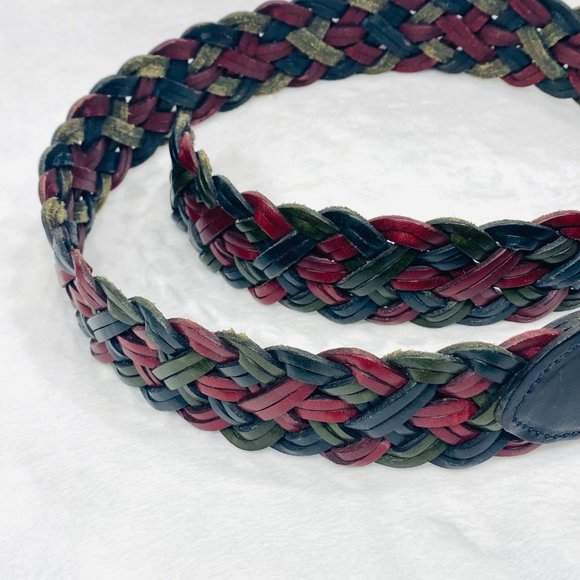 Vintage Lands' End Braided Belt - Size 26 - Picture 2 of 8